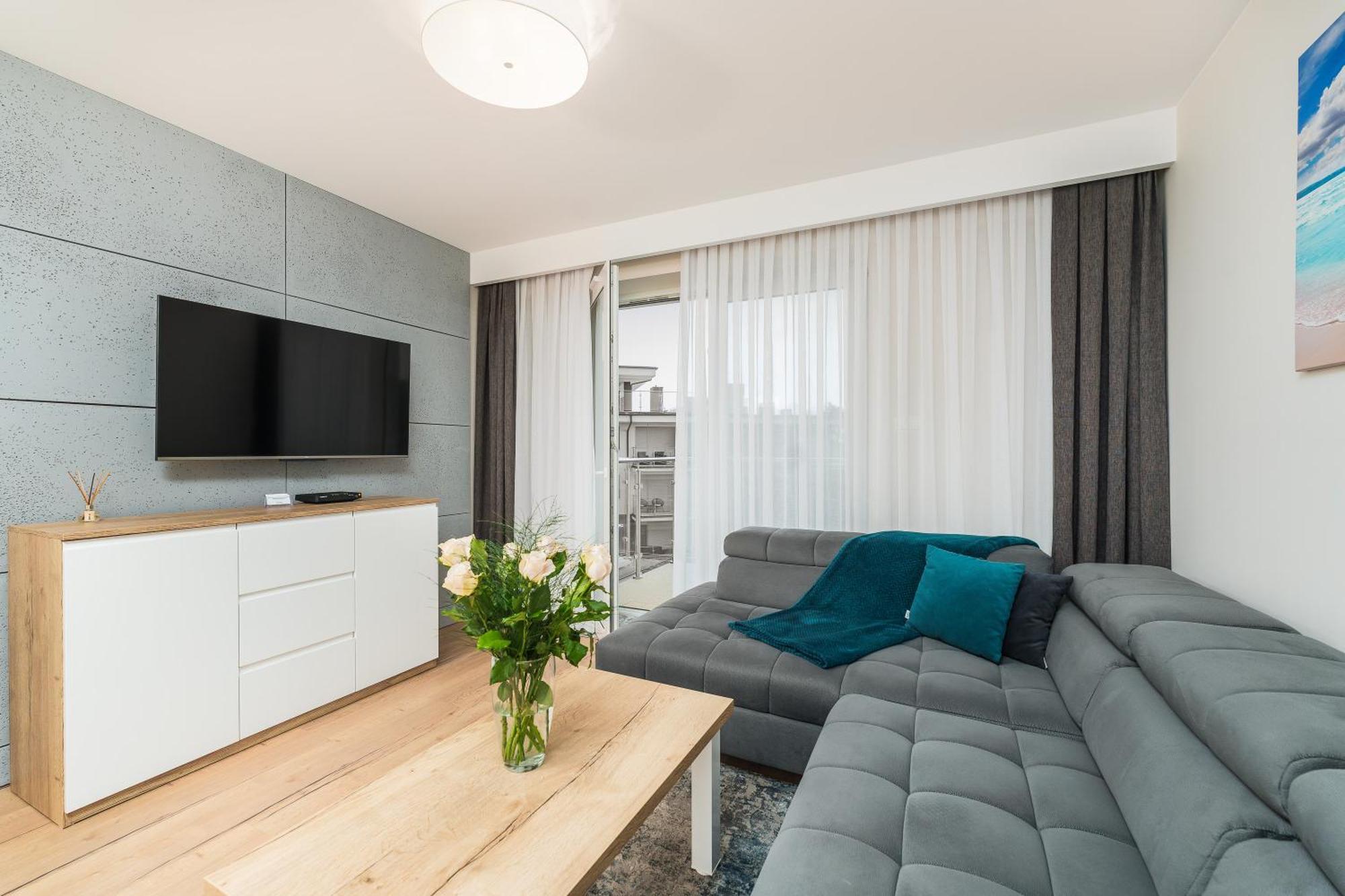 Apartament Szafir W Budynku Basenowym Morska Klifowa Rewal Exteriör bild
